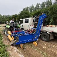 土豆收獲上車(chē)機(jī) 紅薯地瓜收獲裝車(chē)機(jī) 上車(chē)動(dòng)刀馬鈴薯聯(lián)合收獲機(jī)