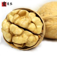 新疆阿克蘇185紙皮核桃500g/袋 奶香熟核桃大果皮薄手捏即開批發(fā)