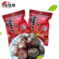廠家直銷 怡健緣阿膠棗果脯 阿膠貢棗 300g袋裝無核紅棗蜜餞批發(fā)