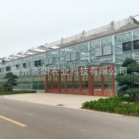 智能玻璃溫室連棟連體蔬菜大棚 熱鍍鋅鋼管骨架農(nóng)業(yè)配件陽(yáng)光板