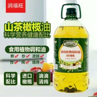 茶籽橄欖核桃食用植物調(diào)和油5升核桃油橄欖油山茶油廠家直供