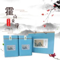 2023新茶霍山黃芽雨前黃茶大化坪耐泡春茶高山手工茶禮盒裝茶葉