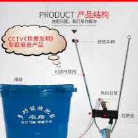 手動施肥器追肥器我愛發(fā)明小鉆風(fēng)點肥器根部開合無助力踏板施肥桶