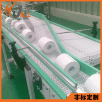 輸送機(jī)廠家非標(biāo)定制卷紙生產(chǎn)輸送線紙巾加工輸送系統(tǒng)模塊網(wǎng)鏈輸送