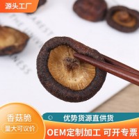 廠家批發(fā)即食 香菇脆散裝 香菇果蔬脆 香菇干 低溫脫水整箱批發(fā)