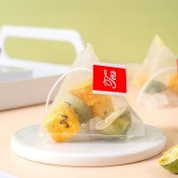 金桔百香果茶青桔檸檬百香果凍干檸檬水果茶包冷泡茶袋裝三角包