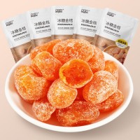 冰糖金桔干正宗天山雪桔小包裝批發(fā)工廠金橘子干泡水蜜餞果脯零食