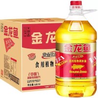 【轉(zhuǎn)基因】金龍魚黃金比例食用植物調(diào)和油5L/桶 1:1:1食用油