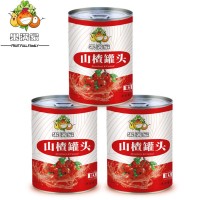 【果滿家】新鮮開(kāi)胃山楂罐頭 水果罐頭425g×5罐/整箱 貼牌代發(fā)