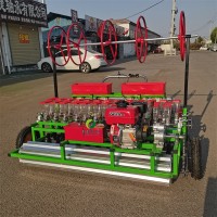 小型自走式汽油手推蔬菜播種機(jī) 白菜點(diǎn)播機(jī)蘿卜香菜電動(dòng)精播機(jī)