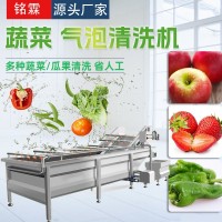商用氣泡清洗機(jī) 食堂凈菜加工成套設(shè)備 全自動果蔬噴淋式清洗機(jī)