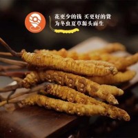 冬蟲夏草 西藏那曲 凍干蟲草 大量批發(fā)一手足干新貨 禮盒裝