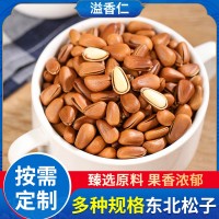 東北松子原味手剝開口松子毛重250g罐裝堅果零食散裝干果批發(fā)