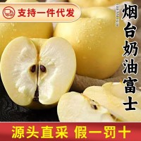 黃金奶油富士蘋果老人孩子新鮮水果支持代發(fā)脆甜富士蘋果批發(fā)