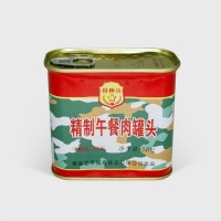 紅燒牛肉罐頭午餐肉紅燒肉即食下飯菜家庭應(yīng)急長(zhǎng)期儲(chǔ)備食品