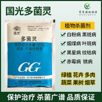 國(guó)光多菌靈花卉果蔬月季黑斑病倒秧病殺菌劑多肉綠蘿發(fā)財(cái)樹殺菌劑