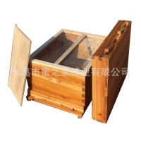蜜蜂箱蜂具 全套杉木養(yǎng)蜂巢框標(biāo)準(zhǔn)蜂箱 浸蠟煮蠟蜂箱中蜂 蜂桶批發(fā)