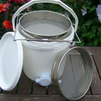 蜂旺蜜桶過濾器 20L蜂蜜桶過濾器一體 融蜜桶融蜜器 含過濾器