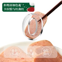 北戴河午餐肉罐頭200g速食即食三明治火鍋家庭應急長期儲備食品