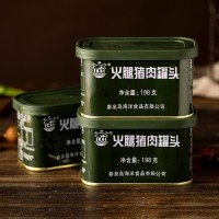 北戴河火腿豬肉罐頭火腿午餐肉三明治速食家庭應急長期儲備食品