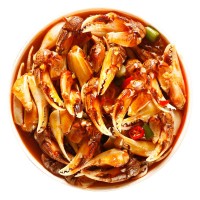 香辣蟹腳即食海鮮零食KTV酒吧下酒菜小吃花蟹冷盤熟食麻辣蟹鉗