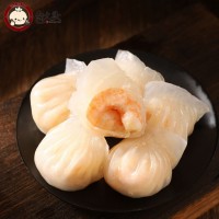 包大頭水晶蝦皇餃廣東廣式早茶點(diǎn)心港式點(diǎn)心餃子速凍手工早餐定制