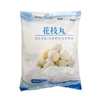 2斤裝花枝丸墨魚丸油炸小吃半成品火鍋丸子食材整箱批發(fā)