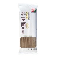 麥利源蕎麥面0脂肪面條純粗糧減低無糖精全麥黑蕎麥早餐健身營(yíng)養(yǎng)