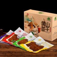 五城茶干120g五香麻辣香菇山椒口味即食豆腐干禮盒裝黃山 特產(chǎn)