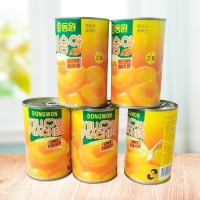 新鮮黃桃罐頭425g*12罐 整箱批發(fā)碭山糖水黃桃水果撈罐頭禮盒裝