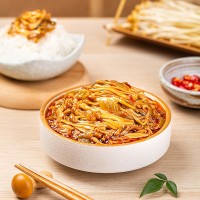 飯掃光香菌竹筍金針菇280g瓶裝下飯菜榨菜醬拌飯醬小菜香菇牛肉醬