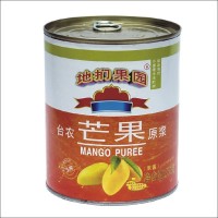 地捫果園芒果漿850克 楊枝甘露搭配 臺(tái)農(nóng) 芒果泥醬 奶茶原料 烘焙