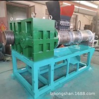 毛毛蟲料廢舊塑料薄膜半塑化擰干機(jī)電池膜紙廠料編織袋脫水?dāng)D干機(jī)