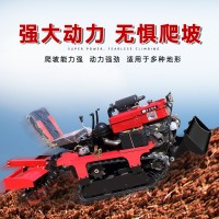 微耕機翻土旋耕機小型開溝耕地機家用履帶式農(nóng)用犁地柴油耕田四驅(qū)