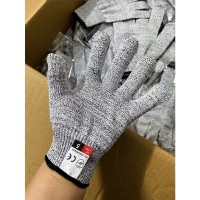 現(xiàn)貨HPPE五級防割手套防劃傷玻璃切割安全防護(hù)園藝防切割手套批發(fā)