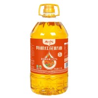 【5斤裝】新疆有機(jī)紅花籽油2.7L一級(jí)壓榨食用油家用糧油廠家批發(fā)