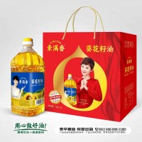 素滿香1.8L*2*3葵花籽油 家用冷榨食用調(diào)和油 非轉(zhuǎn)基因葵花籽油