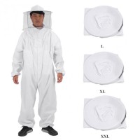 全身養(yǎng)蜂服面紗帽帽套保護性養(yǎng)蜂服養(yǎng)蜂人養(yǎng)蜂服設(shè)備 連體蜂衣