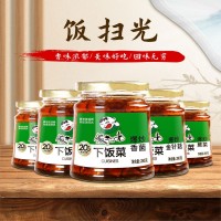 四川飯掃光瓶裝系列下飯菜大頭菜即食下飯菜280g金針菇開胃菜批發(fā)