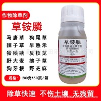 草銨膦除草劑草胺磷除草爛根劑農(nóng)藥草銨磷果園除草雜草草安磷正品