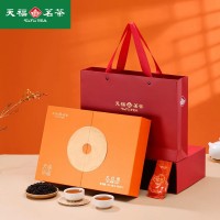 【天福茗茶】納福大紅袍福建武夷山烏龍茶茶葉茶葉禮盒裝高檔送人