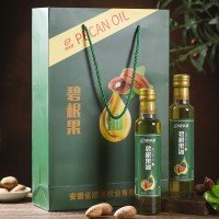 碧根果油 禮盒裝 食用輔食營養(yǎng)調(diào)味油 薄殼山核桃油