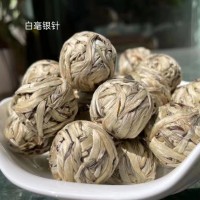 云南古樹白茶龍珠 景谷白毫銀針龍珠散裝 單芽月光白豪大白芽 月