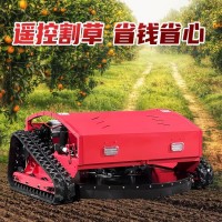 源頭廠家履帶式遙控割草機多功能開荒鋰電割草機草坪修剪 除草機