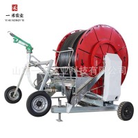 移動(dòng)自走卷盤式噴灌機(jī)絞盤澆地定制30米桁架75-300水渦輪電回收