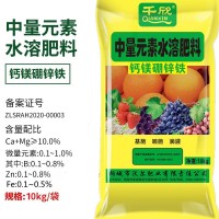 廠家批發(fā)中微量元素水溶肥 果樹蔬菜鈣鎂硼鋅鐵 中量葉面 肥肥料