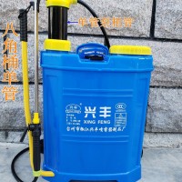 16升背負(fù)式手動(dòng)噴霧器單管 農(nóng)用園林澆花菜園灑水八角桶