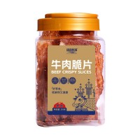 康新牧場(chǎng) 內(nèi)蒙古 牛肉脆片 超薄香脆 草原特產(chǎn) 牛脆脆100g