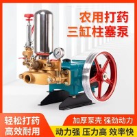 農(nóng)用高壓打藥機泵三缸陶瓷柱塞抽水泵自動卸壓新型打藥機