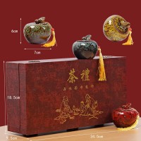 茶葉禮盒裝鐵觀音金駿眉大紅袍小罐裝特級新茶過年節(jié)假日高檔送禮